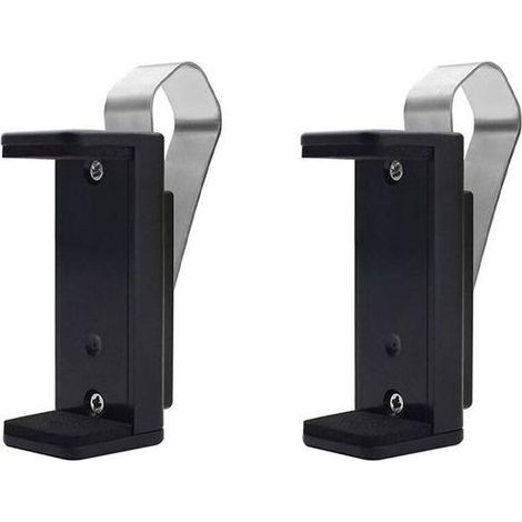 Adatto per 2 clip di chiave dell'automobile, clip per auto parasole, telecomandi, porta del garage regolabile (47-67 mm), clip di telecomando garage (1/5)
