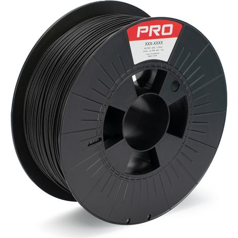 Filament pour imprimante 3D RS PRO, PLA mat, Ø 1.75mm, Noir mat, 1kg, FDM ( Prix pour 1 ) (1/3)