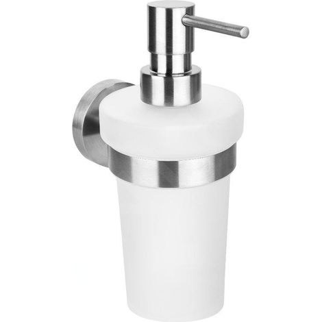 Sapho X-STEEL - Distributeur de savon, verre/inox poli XS101 (1/2)