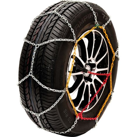 Chaîne à neige 9mm pour pneus 14-18 pouces – Acier crémenté et galvanisé – Montage rapide – Système de tension auto-bloquant – Sumex (1/5)