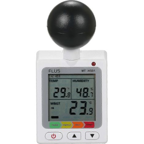 Instrument professionnel de surveillance environnementale WBGT pour la mesure des contraintes thermiques et les tests d'humidité.