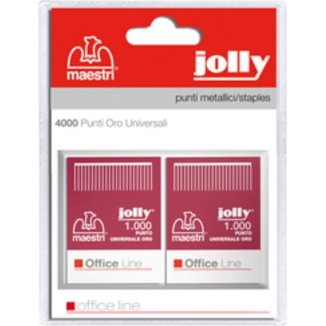 BLISTER PUNTI SPILLATRICE MAESTRI JOLLY ORO 4000 PZ- MAESTRI- 1,0 confezione