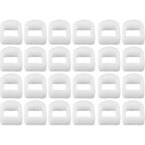 24 Pièces Filtre de Remplacement en Mousse pour Fontaine à Chats et Chiens, Pré-Filtre en Mousse pour Fontaine dAnimaux Compatible avec Drinkwell, Fontaines en Céramique et en Acier Inoxydable 360-Fei (1/5)