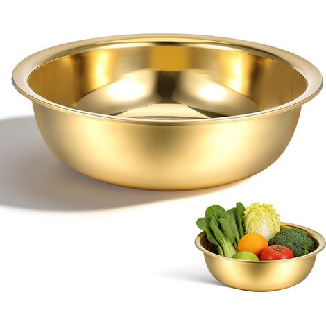 Baignoire en acier inoxydable et épaissie pour lavage des légumes, bain de pieds et lavage du visage pour usage domestique (1/5)