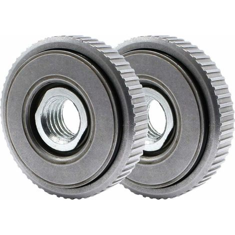 Schnellspannklemme/Schnellverschlussmutter M14 für alle Winkelschleifer, 1/2-teilig für Winkelschleifer – Zubehör zum schnellen Befestigen und Lösen (1/5)