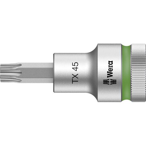 Wera 8767 C HF 05003835001 Esalobo Interno (TX) Inserto giravite a bussola T 45 1/2 (12.5 mm) (1/5)