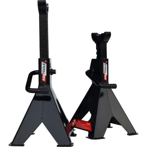 Chandelles de levage AWTOOLS / Supports de levage (2 pièces, 2 tonnes, 275-425 mm) (1/3)