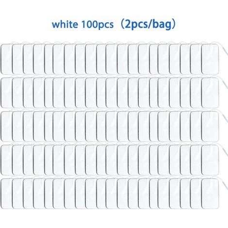 Patchs adhésifs non tissés pour électrodes de massage TENS, patchs de rechange pour appareil de physiothérapie 06070