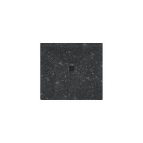 ONDEE - Plato de ducha NOLA 3 - Puede cortarse - 90x90x3cm - Resina - Terrazo negro