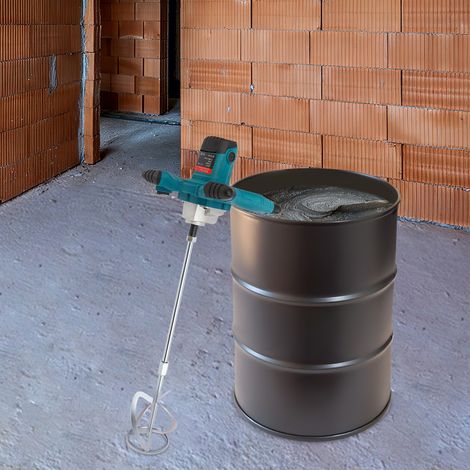 YISSALE – Mélangeur professionnel 2100W – Moteur en cuivre – 800rpm/min – 6 vitesses réglables – Pour béton (1/5)