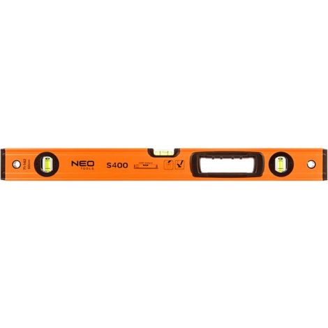 Wasserwaage aus Aluminium S 400, 3 Libellen, Griff, 60 cm (1/5)