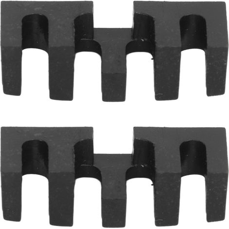 2PCS Écarteur de Raquette de Badminton pour Cordage Haute Tension, Adaptateur de Protection Noir Outil de String (1/5)