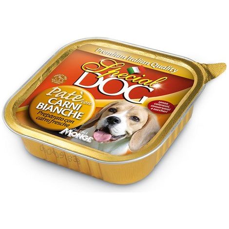 'ALIMENTO PER CANI ''PATE SPECIAL DOG'' carni bianche - gr 150 Q.TA 24' carni bianche - gr 150