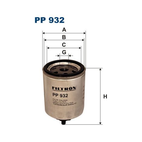 Kraftstofffilter PP932 Filtron