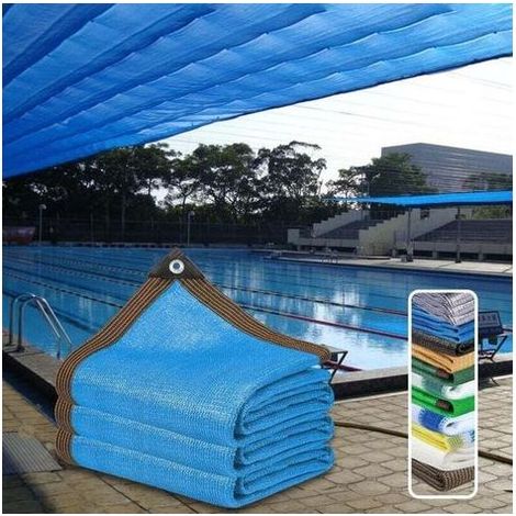 Filet D'ombrage Extérieur 3x5m Protection Solaire Piscine Pare Soleil Terrasse Brise Vue Balcon HDPE (1/4)
