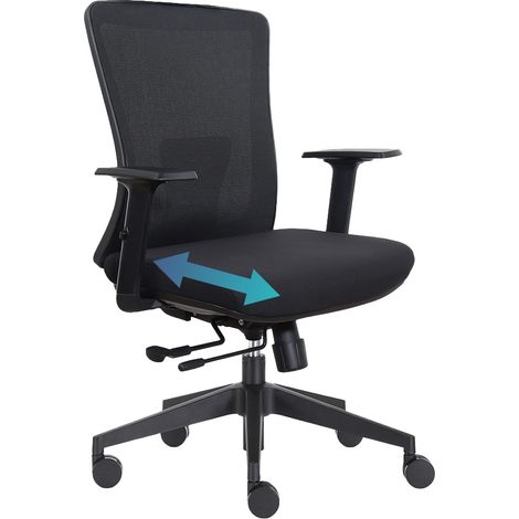 Chaise de bureau Ancona avec profondeur de l'assise réglable (1/5)