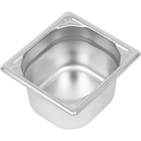 Bac Gastro Inox 18/10 GN 1/6 - P 100 mm - Vogue (1/5)
