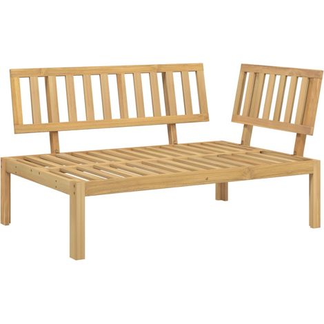 Maison Exclusive - Garten-Ecksofa aus Paletten Massivholz Akazie (1/5)