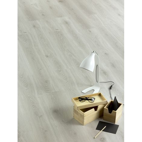 Alle Carrelage - Parquet stratifié 8 mm CHENE GRISE - OSMOZE (1/5)