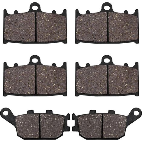 Plaquettes de Frein Avant/Arrière Kit pour Suzuki GSF650 Bandit GSX 650 2008-2014/ SV 1000 2003-2007/ GSF 1250 Bandit 2007-2016/ GSX 1250 2010-2016/ GSF 1200 Bandit 2006-2010