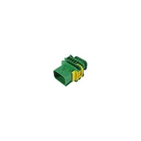 Connecteur Series Heavy Duty Sealed 1.6X0.6 femelle 8voies vert sans joint