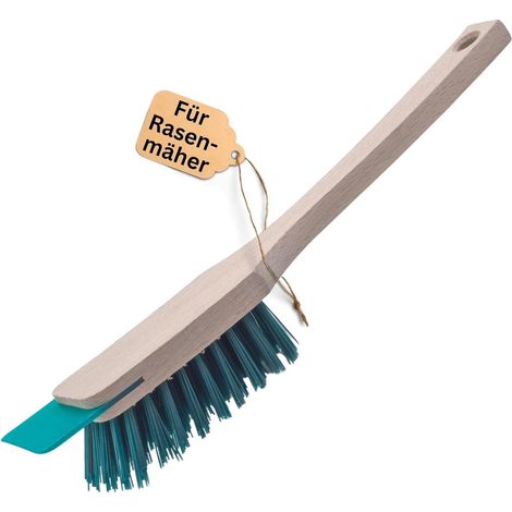 Brosse de nettoyage pour tondeuse à gazon Novaliv avec grattoir Brosse de tondeuse à gazon de 30 cm pour tondeuses à gazon autoportées électriques et