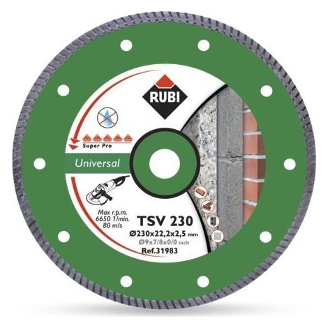 Diamantscheibe tsv 230 pro 25918 rubi