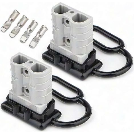 Connecteur Anderson 50A 6-10 AWG paire fiche prise rapide pour batterie, déconnexion facile. (1/5)