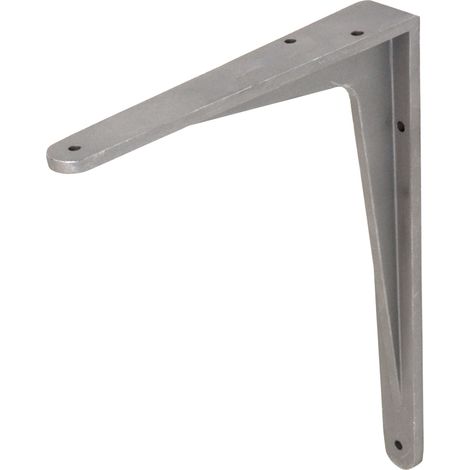Équerre étagère en aluminium argent Herakles 240 x 190 mm - Par (1/2)