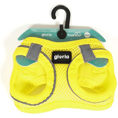 Imbracatura per Cani Gloria Trek Star 29,4-32,6 cm 41,4-43 cm Giallo S (1/5)