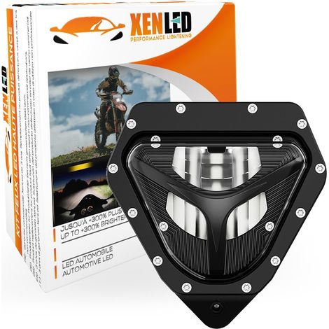 Phare LED Sherco Enduro 2012 à 2023 - Canbus 50W - XENLED - 3300Lms - Croisement / Plein phare (1/5)