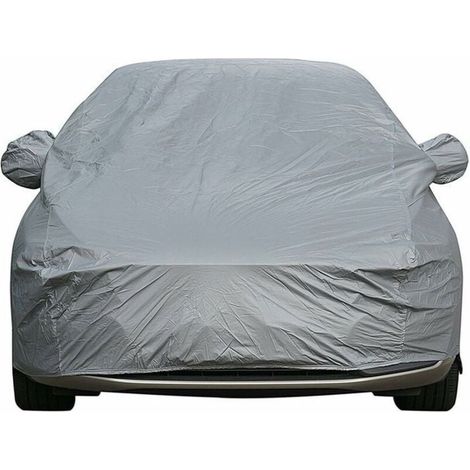Bâche pour voiture, Housse de véhicule universelle, 4900x1800x1500mm, entièrement étanche, anti-rayures, durable, doublée, en coton (1/4)