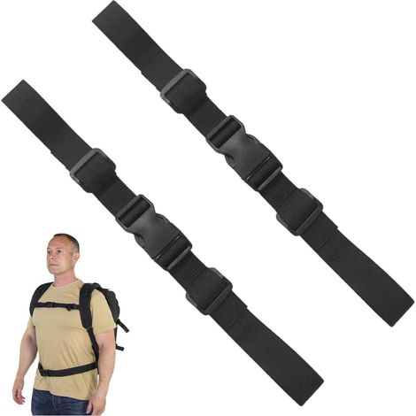 sangles de poitrine réglables, sangle de poitrine pour sac à dos, sangle de poitrine pour cartable, sangle de poitrine, sac à dos, ensemble enfant, sangle de poitrine antidérapante et résistante, sang (1/5)
