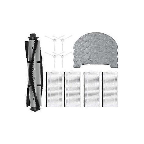 Pièces de rechange et accessoires pour KUANLITU L10 : brosse principale, filtre et chiffon de nettoyage. (1/5)