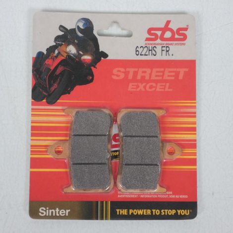 Plaquette de frein AV 622HS FR SBS pour moto Honda 900 Cb Hornet (1/2)