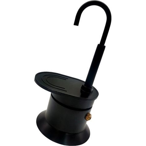 Cafetière portative en aluminium à service unique de 50Ml,-Noir (1/2)