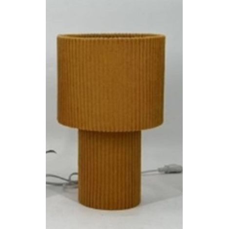 Lampada jolina cilindrica, altezza 28 cm, gialla - Atmosphera créateur d'intérieur (1/5)