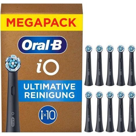 Oral-B iO Ultimative Reinigung BLACK 10er FFU Aufsteckbürsten