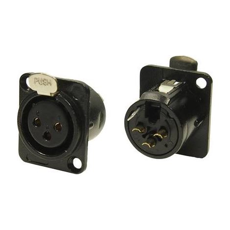 Cliff FC61900N XLR embase femelle Nombre de pôles: 3 nickel 1 pc(s) (1/2)