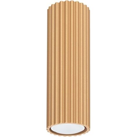 Plafonnier - GU10 - Aluminium - Intérieur - 6.5 x 20 cm - 1 Source - IP20 (1/5)
