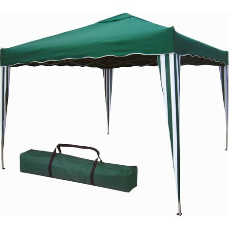 Gazebo metallo pieghevole 3x3 automatico verde con sacca 787/33 - biacchi ettore (1/2)