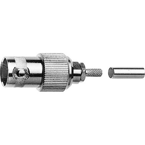 Telegärtner J01001B0060 J01001B0060 Connecteur BNC femelle, droit 50 Ω 1 pc(s) (1/2)