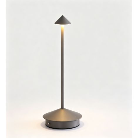 Veilleuse / Lampe de table créative à sommet pointu — Lampe rechargeable pour le camping, éclairage d'ambiance pour restaurants, cafés et bars — Convient à une utilisation intérieure et extérieure. (1/5)