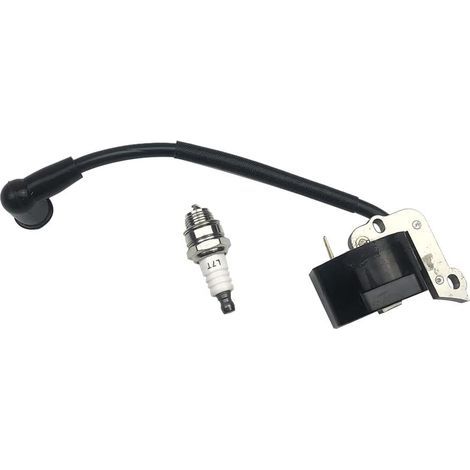 Bobine d'allumage avec bougie d'allumage pour Stihl FC55 FS38 FS45 FS55 HL45 HS45 Tronçonneuse de rechange, mechanical parts two-stroke lawn mower L7T spark plug nozzle