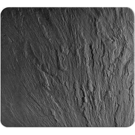 Plaque de cuisson fond de hotte 50x56cm – Verre trempé multicolore – 4 pieds antidérapants – Protection murale pour cuisine