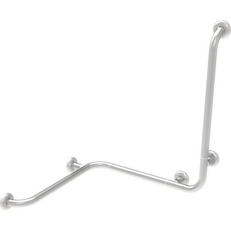 Maniglia angolare con verticale laterale universale 60x60x60 inox satinato (1/3)
