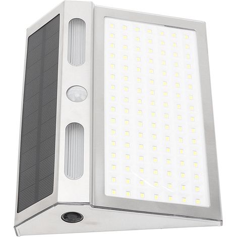 Applique murale solaire avec détecteur de mouvement, étanche IP65, 112 LED, pour portail de jardin (1/5)