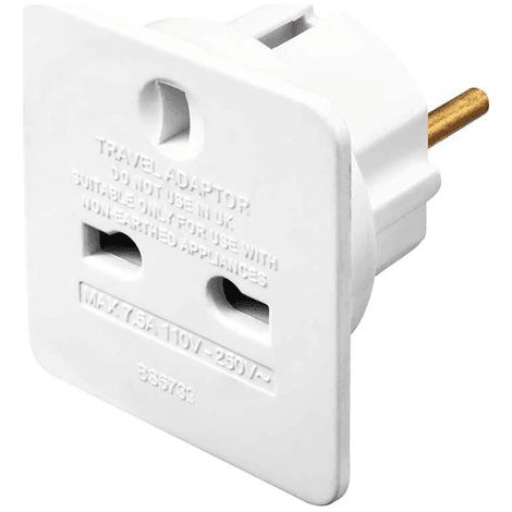 ADAPTATEUR SECTEUR POUR PRISE UK VERS FRANCE pour... (1/3)