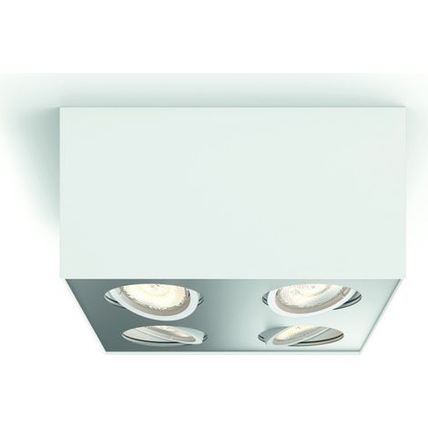 Plafonnier Box 1 - Blanc - Blanc (1/4)