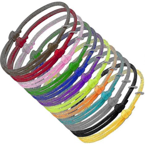 Lot de 12 colliers pour chiots nouveau-nés, colliers d'identification pour chiots, colliers réglables pour chatons et chiots (12 couleurs, 6,5-10,5 cm) A